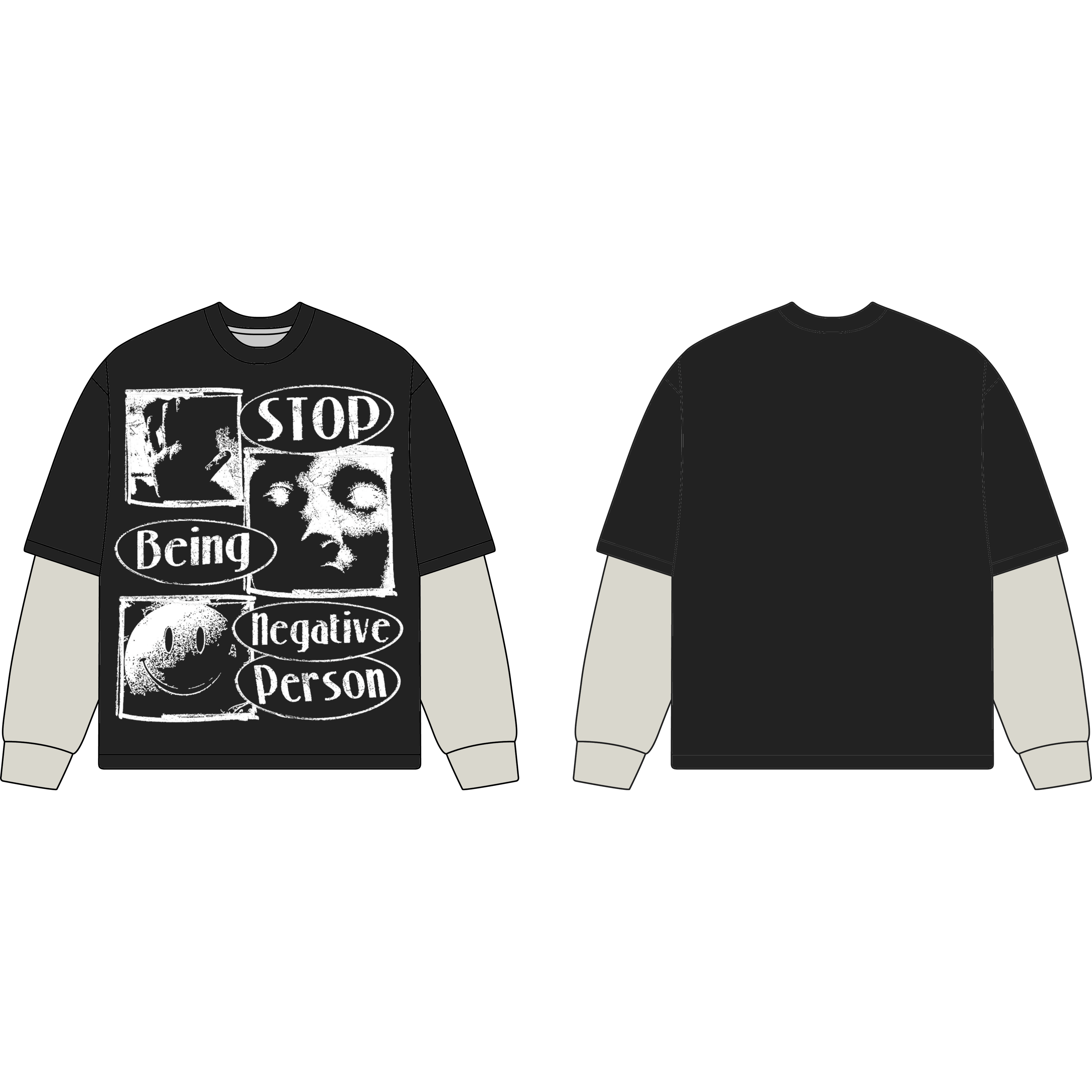 Stop Being Negative Thermal Shirt